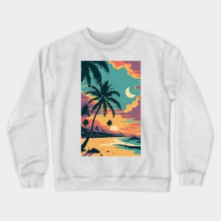 Sunset at the beach Crewneck Sweatshirt